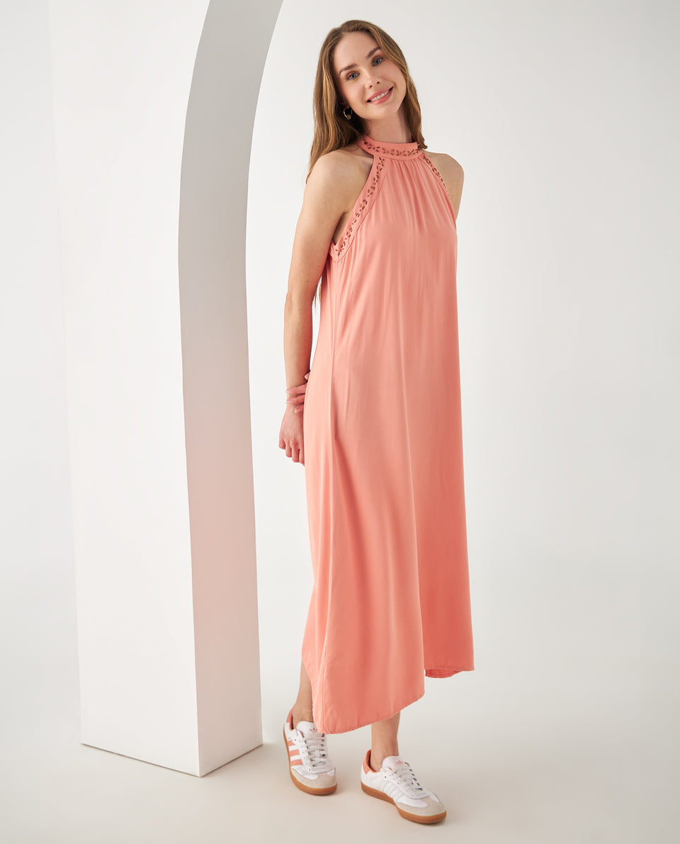Vestido con apliques decorativos para mujer - Rosa 34_492F001_ROS161329_6