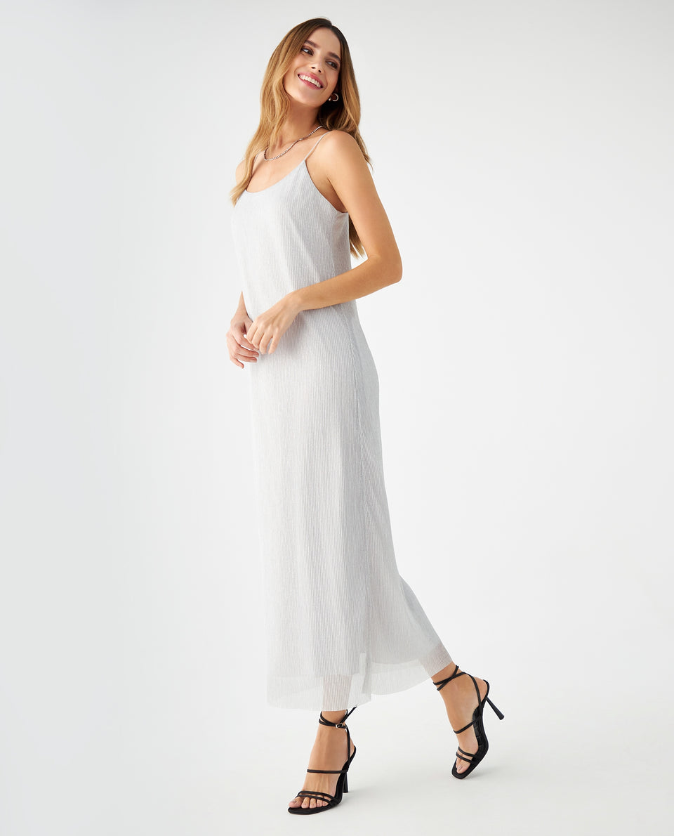 Vestido con escote redondo para mujer - Gris 34_499F010_GRI145002_6