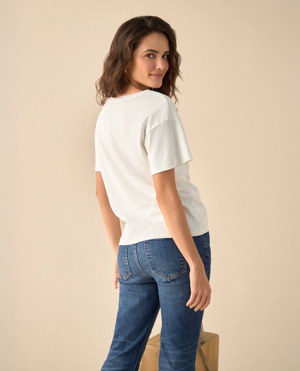 Camiseta manga corta para mujer - Blanco 34_601G003_BLA110601_4