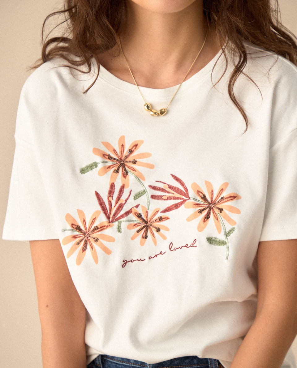 Camiseta manga corta para mujer - Blanco 34_601G003_BLA110601_5
