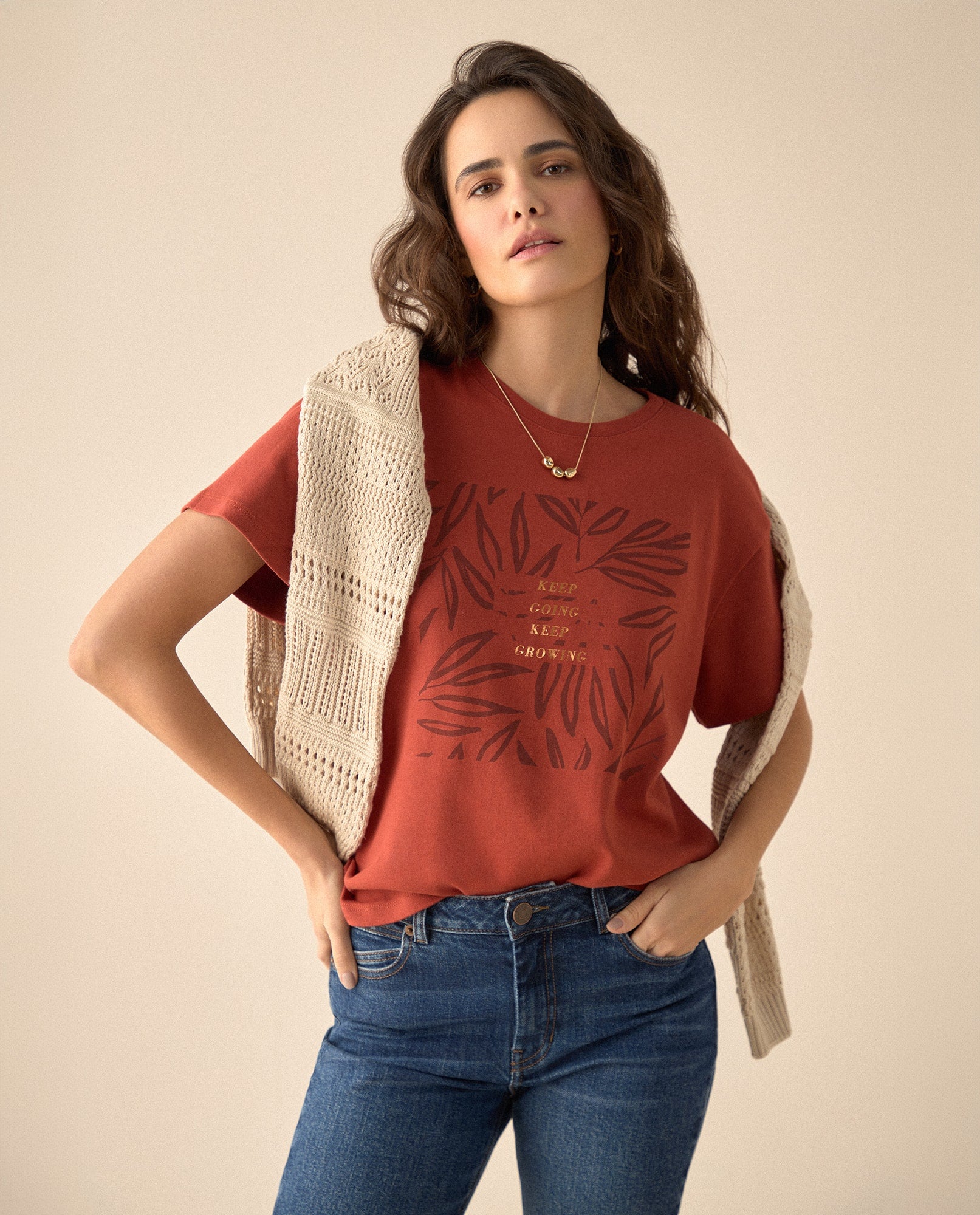 Camiseta manga corta para mujer - Rojo 34_601G003_ROJ181540_0