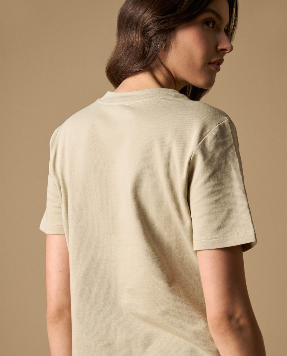 Camiseta bordada manga corta cuello redondo - Verde 34_601H202_VER144504_5