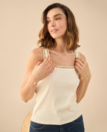 Camiseta de escote redondo para mujer - Blanco