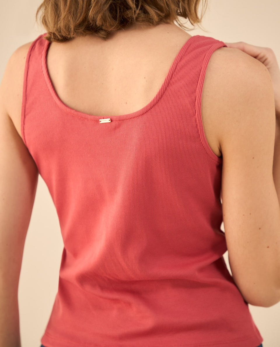 Camiseta de escote redondo para mujer - Rojo 34_602G003_ROJ171537_6