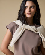 Camiseta Regular Cuello Redondo - Café 34_602H017_CAF181312_6
