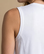 Camiseta manga sisa fit suelto - Blanco