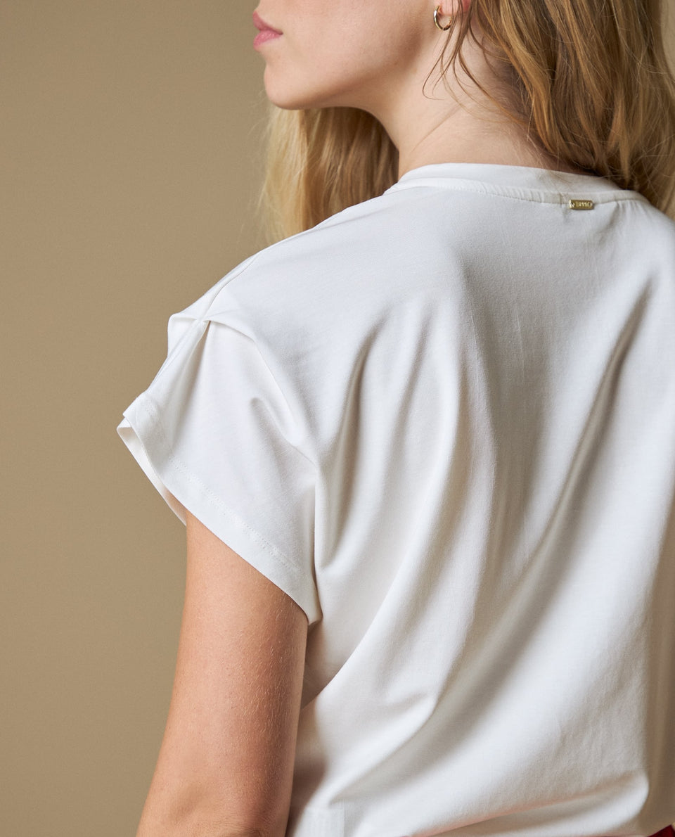 Camiseta manga sisa 603H010 - Crudo 34_603H010_CRU111001_5