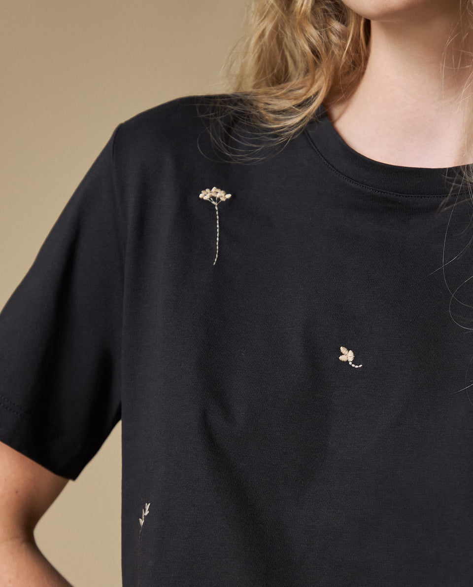 Camiseta manga larga cuello redondo - Negro 34_603H023_NEG190303_4