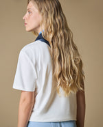 Camiseta cuello redondo manga larga - Blanco