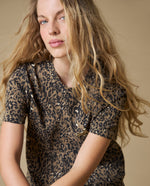 Camiseta manga corta animal print - Café 34_603H035_CAF141213_0