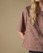 Camiseta manga larga cuello redondo - Marron 34_603H037_MAR181422_3