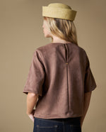 Camiseta manga larga cuello redondo - Marron 34_603H037_MAR181422_5