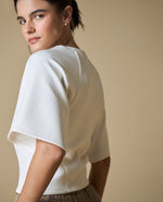Camiseta Manga Corta Relax Fit - Crudo 34_603H040_CRU114201_8