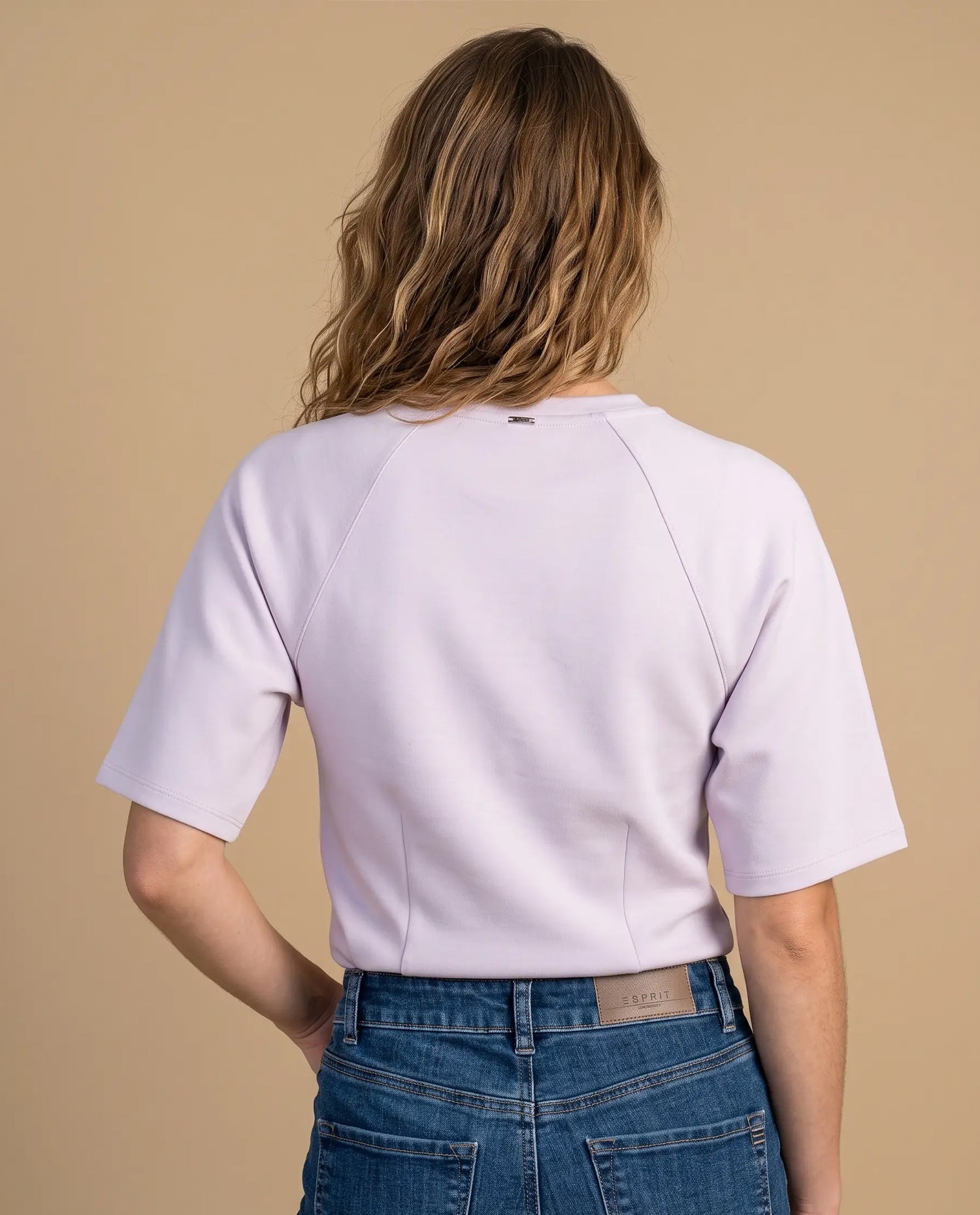 Camiseta Manga Corta Relax Fit - Rosa