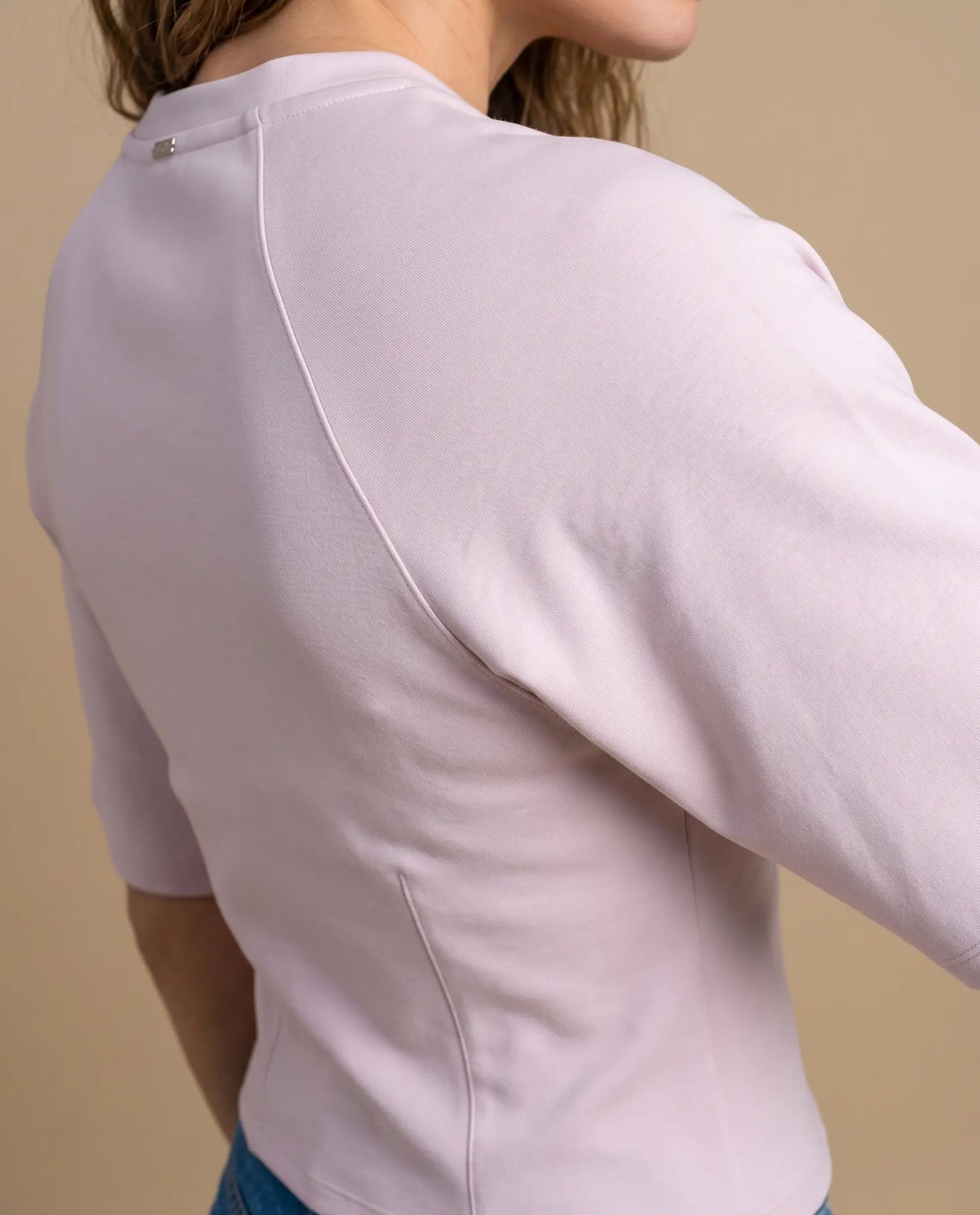 Camiseta Manga Corta Relax Fit - Rosa