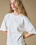 Camiseta M/C Algodón Oversize - Crudo 34_603H043_CRU114201_0