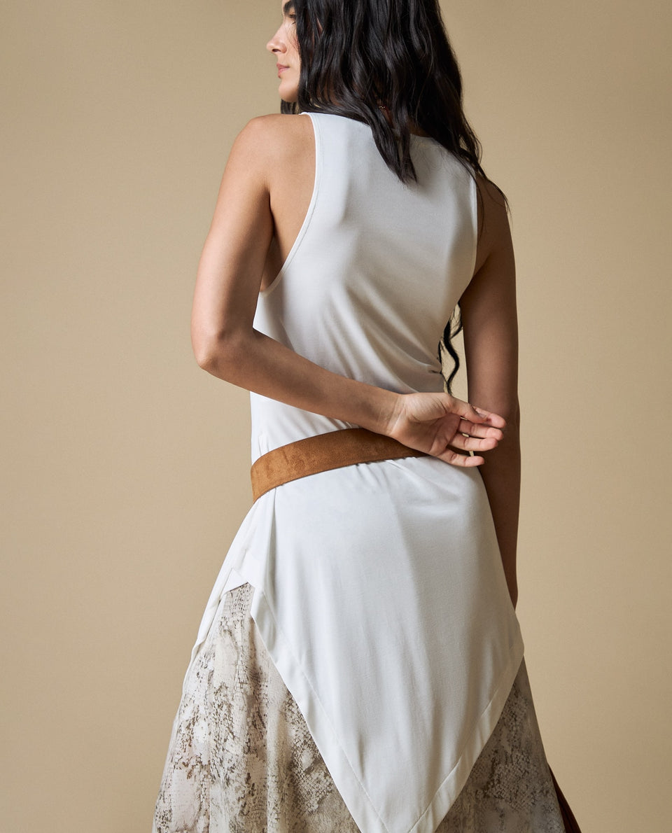 Camiseta Cuello Redondo Manga Larga - Blanco 34_603H045_BLA110601_5