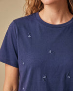 Camiseta manga corta bordada - Azul 34_603H051_AZU194021_4
