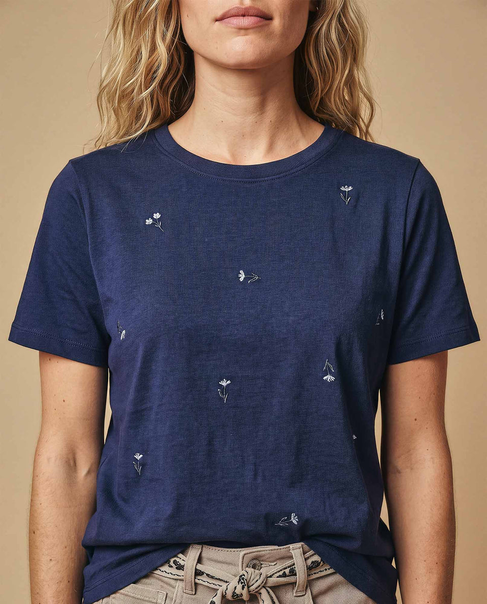 Camiseta manga corta bordada - Azul 34_603H051_AZU194021_6