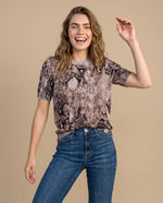 Camiseta Tejida Cuello Redondo - Rosa