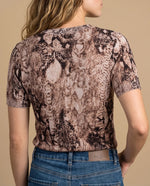 Camiseta Tejida Cuello Redondo - Rosa