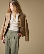 Camiseta tejida slim Esprit - Beige 34_603H234_BEI120813_3