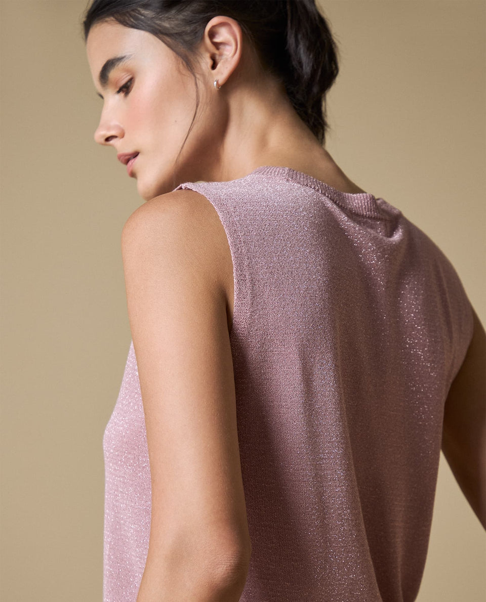 Camiseta manga sisa brillo - Rosa 34_603H238_ROS161707_4