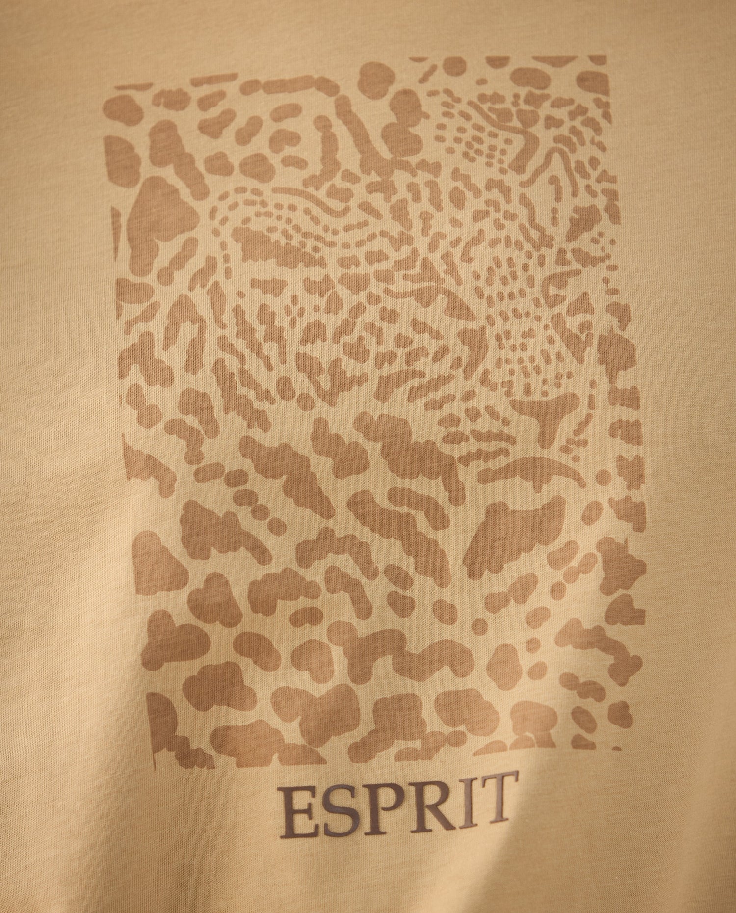 Camiseta de silueta tradicional para mujer - Beige