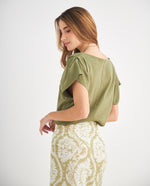Camiseta manga corta para mujer - Verde