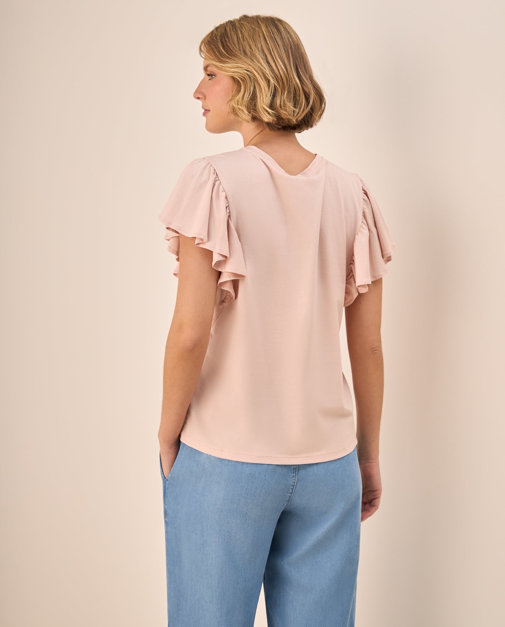 Camiseta Rosa con Volantes Románticos - Rosa 34_609G006_ROS131408_4