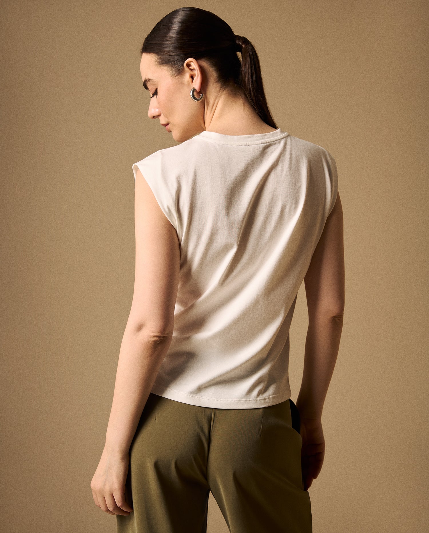 Camiseta con Bordados Paisley - Blanco