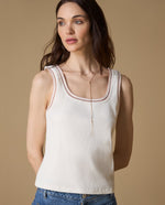 Camiseta manga sisa cuello redondo - Crudo 34_609H003_CRU114201_0