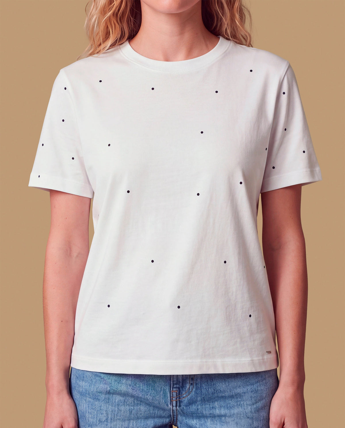 Camiseta manga corta puntos bordados - Blanco 34_609H090_BLA110601_5