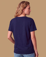 Camiseta manga corta texto blanco - Azul 34_609H092_AZU193933_5
