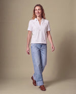 Camiseta polo bordados minimalistas - Blanco 34_609H193_BLA110601_4