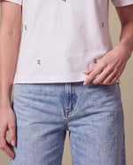 Camiseta polo bordados minimalistas - Blanco 34_609H193_BLA110601_6
