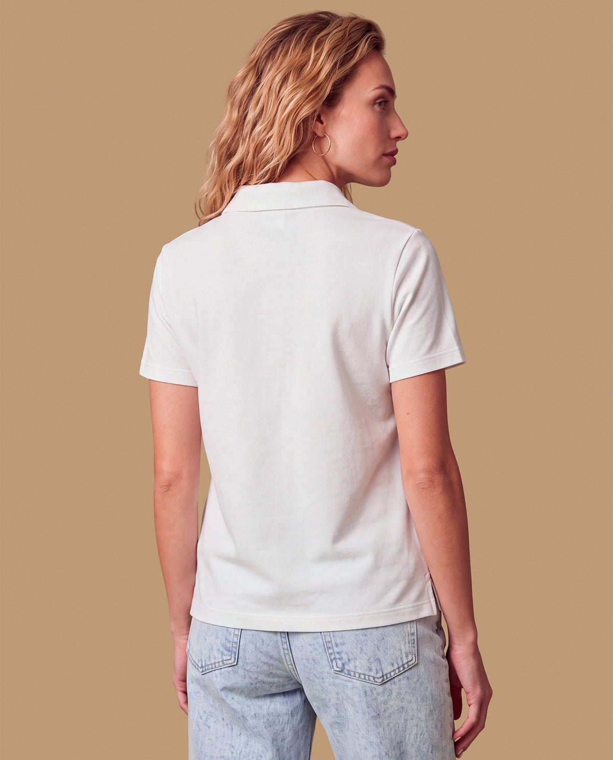 Camiseta polo bordados minimalistas - Blanco 34_609H193_BLA110601_6
