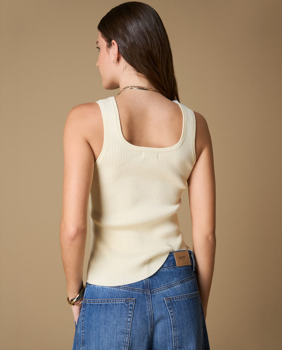Camiseta manga sisa bordada minimalista - Amarillo 34_609H200_AMA110515_5