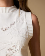 Camiseta regular bordado mini print - Crudo 34_609H201_CRU114201_4