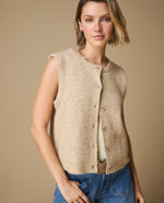 Camiseta manga sisa bordada - Beige 34_609H218_BEI131105_6