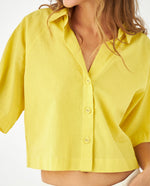 Camisa manga corta para mujer - Verde