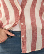Camisa manga larga para mujer - Rojo