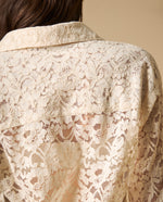 Camisa cuello redondo manga sisa - Crudo