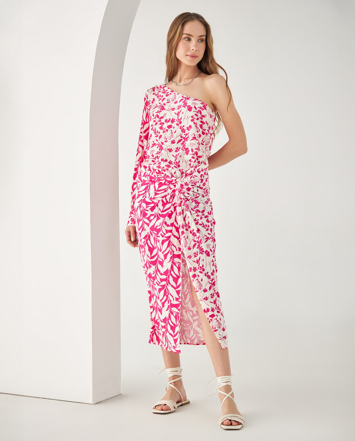 Camisa con estampado de flores para mujer - Rosa 34_612F020_ROS172034_0