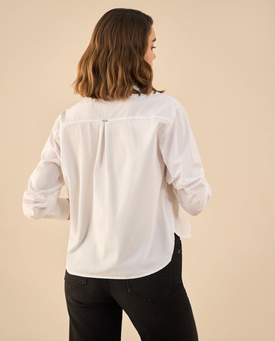 Camisa clásica manga larga para mujer - Blanco 34_612G014_BLA110601_4