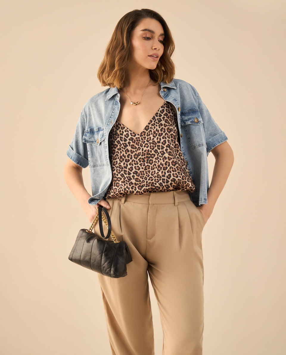 Camisa en denim para mujer - Azul 34_612G031_AZU134110_6
