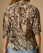 Camisa manga corta cuello nerú - Verde