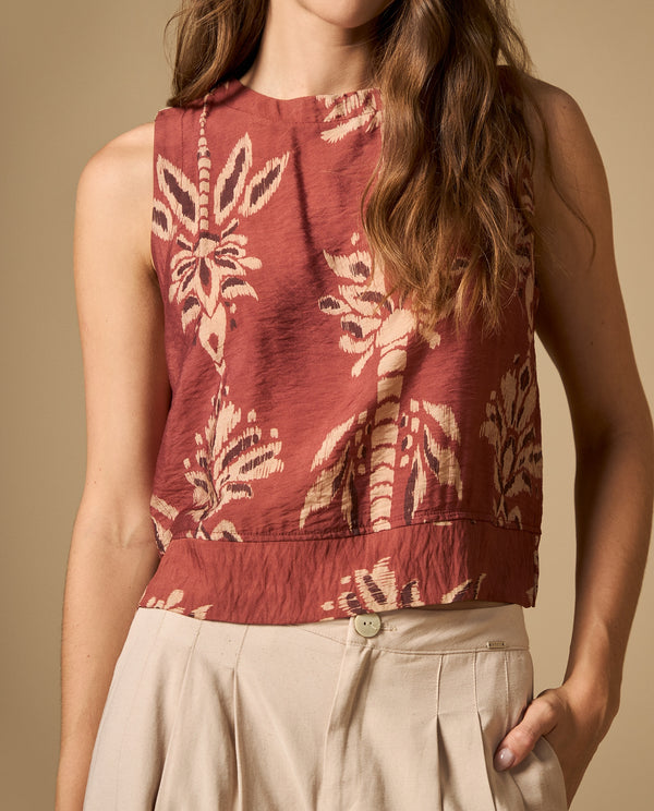 Camisa manga larga cuello camisero en tejido fluido - Rosa 34_612H059_ROS141312_0