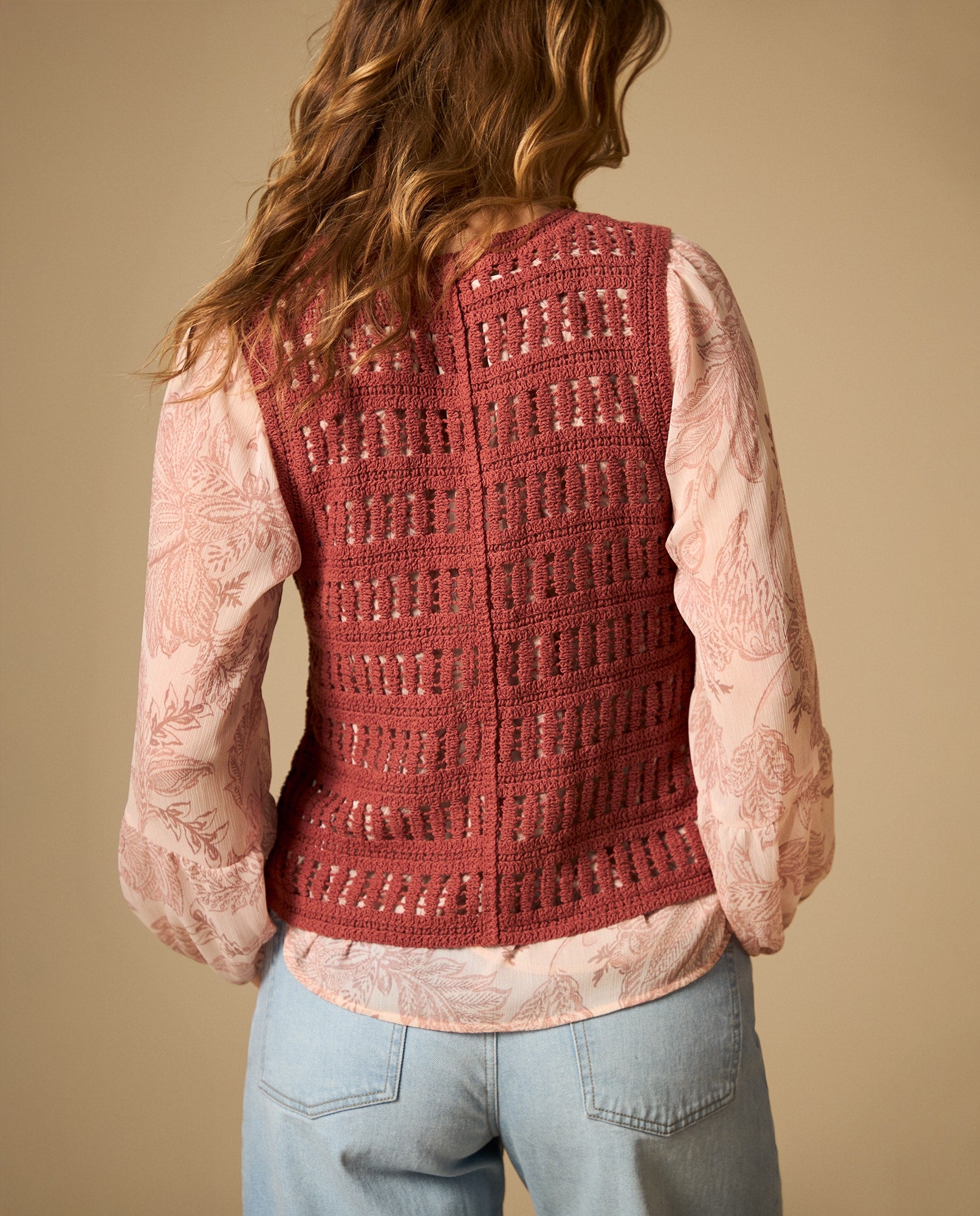 Camisa manga larga de tejido ligero - Rojo 34_612H211_ROJ181244_5