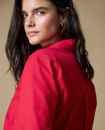 Camisa manga larga algodón - Rojo